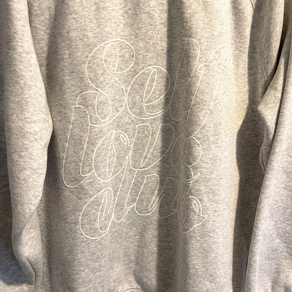 Brunette the Label Self Love Club Big Sister Crew Neck Sweatshirt - Picture 1 of 4